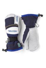 Hestra Army Leather Coach CZone 3f - Navy/Royal Blue