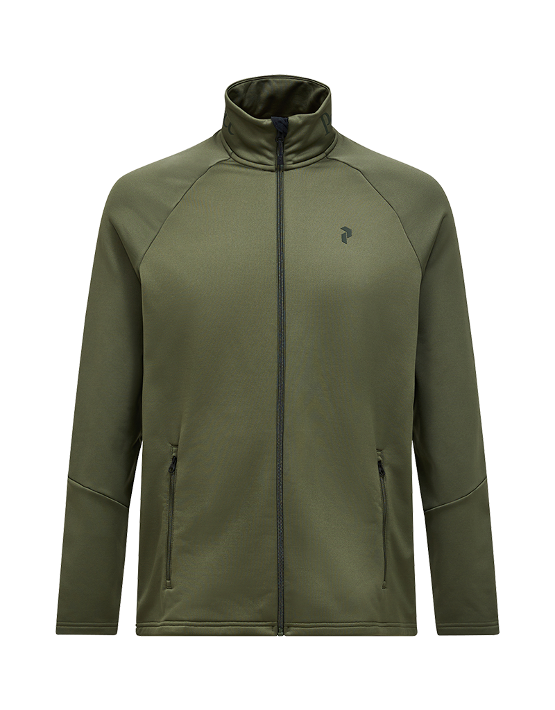 Peak Performance M Rider Essentials Zip Jacket - Pine Needle
