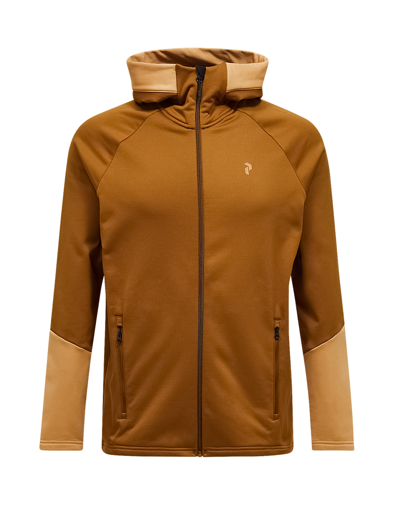 Peak Performance M Rider Essentials Zip Hood - Earthy Summit