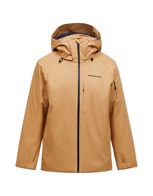 Peak Performance M Maroon Insulated Jacket - Sierra Sand