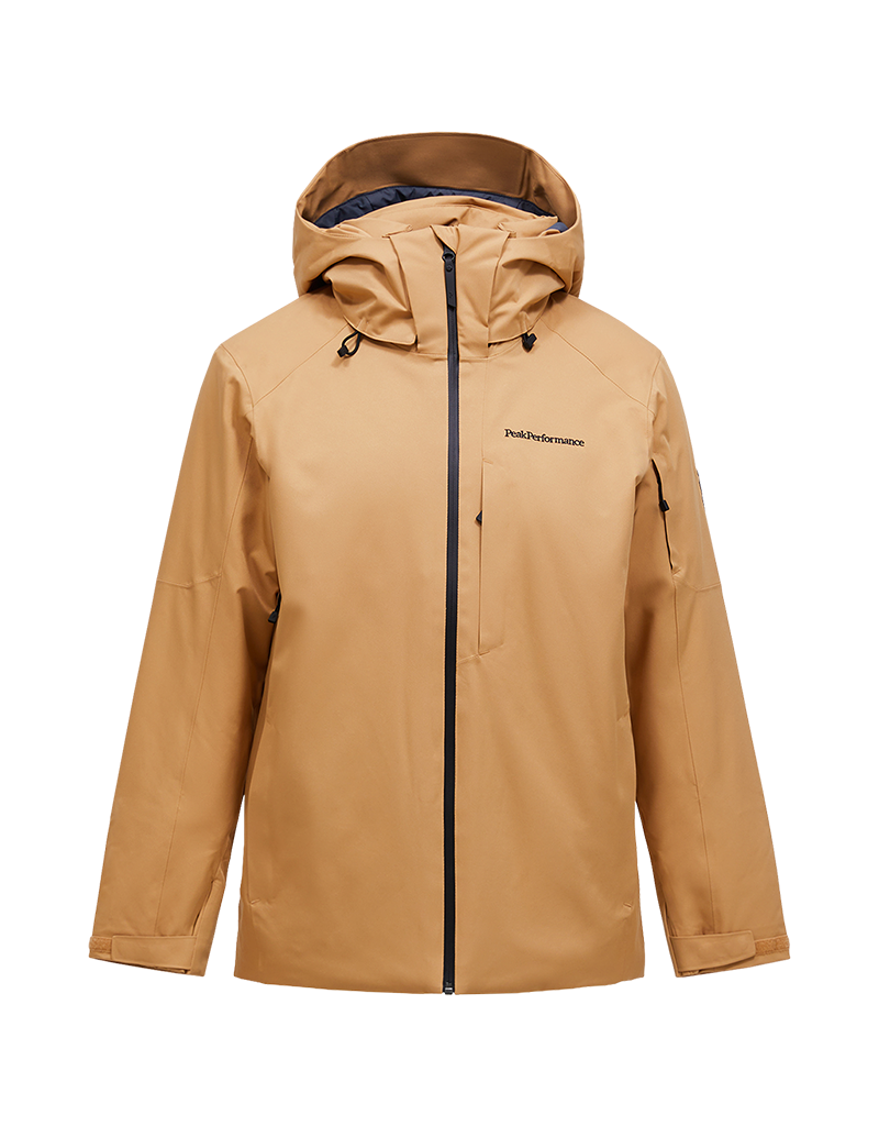 Peak Performance M Maroon Insulated Jacket - Sierra Sand