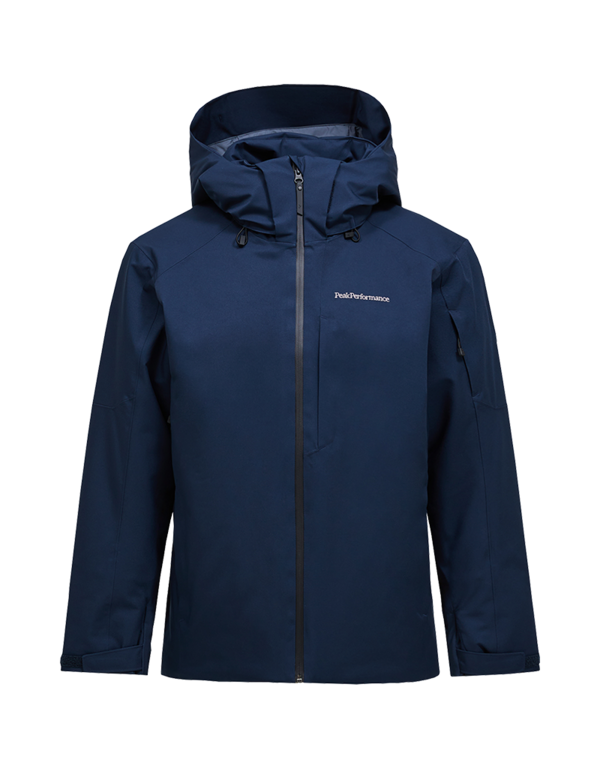 Peak Performance M Maroon Insulated Jacket - Blue Shadow