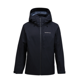 Peak Performance M Maroon Insulated Jacket - Black
