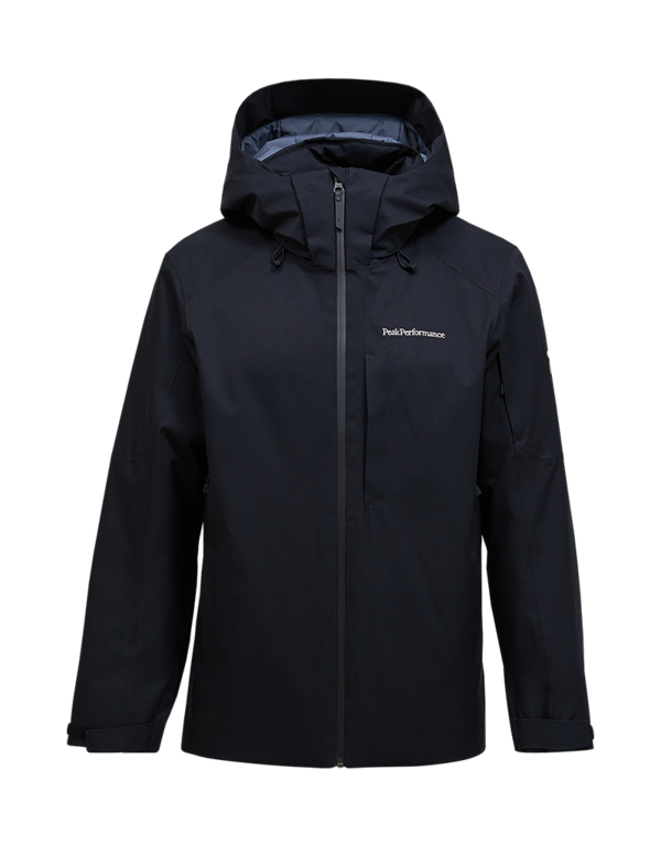 Peak Performance M Maroon Insulated Jacket - Black