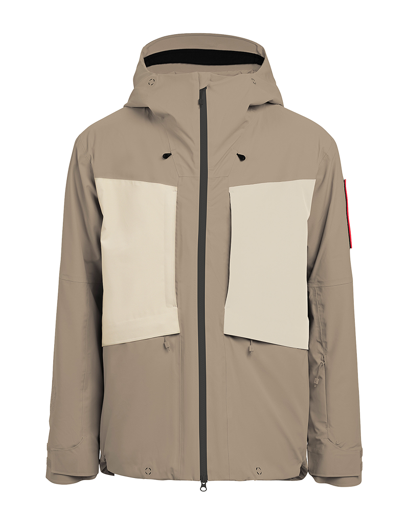 The Mountain Studio 3L Hybrid Shell Jacket - Brindle/Castle Wall