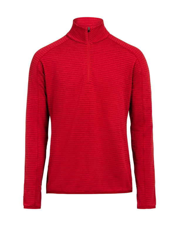 The Mountain Studio Light Tech Fleece Half Zip - Equestrian Red