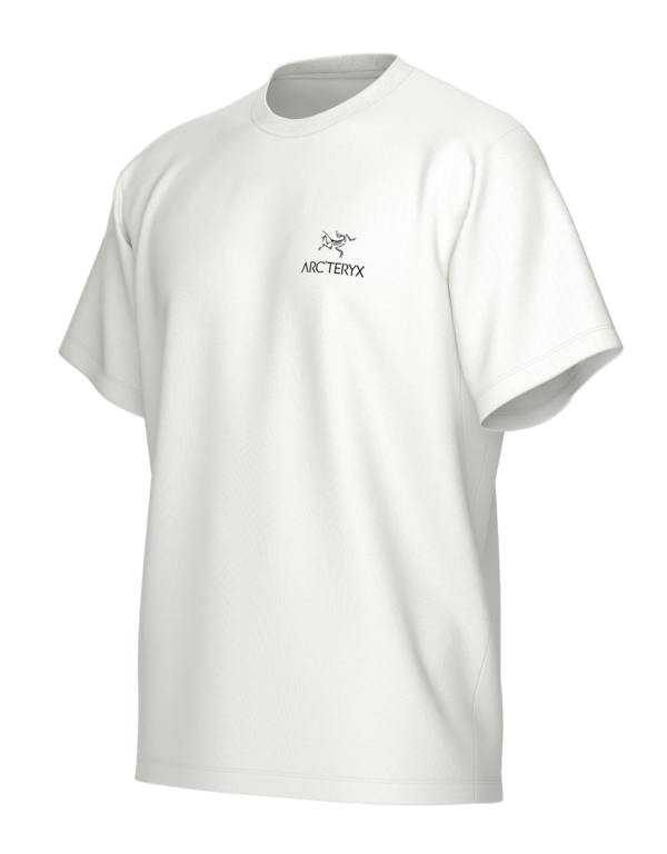 Arc'teryx Kragg SL Cotton Bird Word SS M - White Light/Black