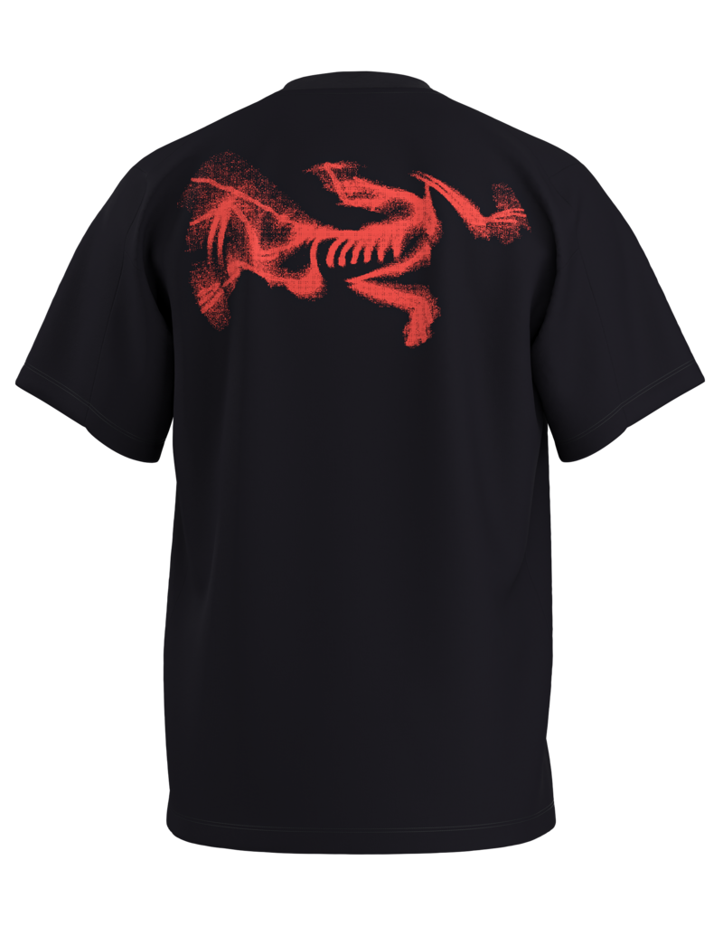 Arc'teryx Kragg SL Cotton Blurred Bird SS M - Black/Dynasty