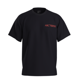 Arc'teryx Kragg SL Cotton Blurred Bird SS M - Black/Dynasty