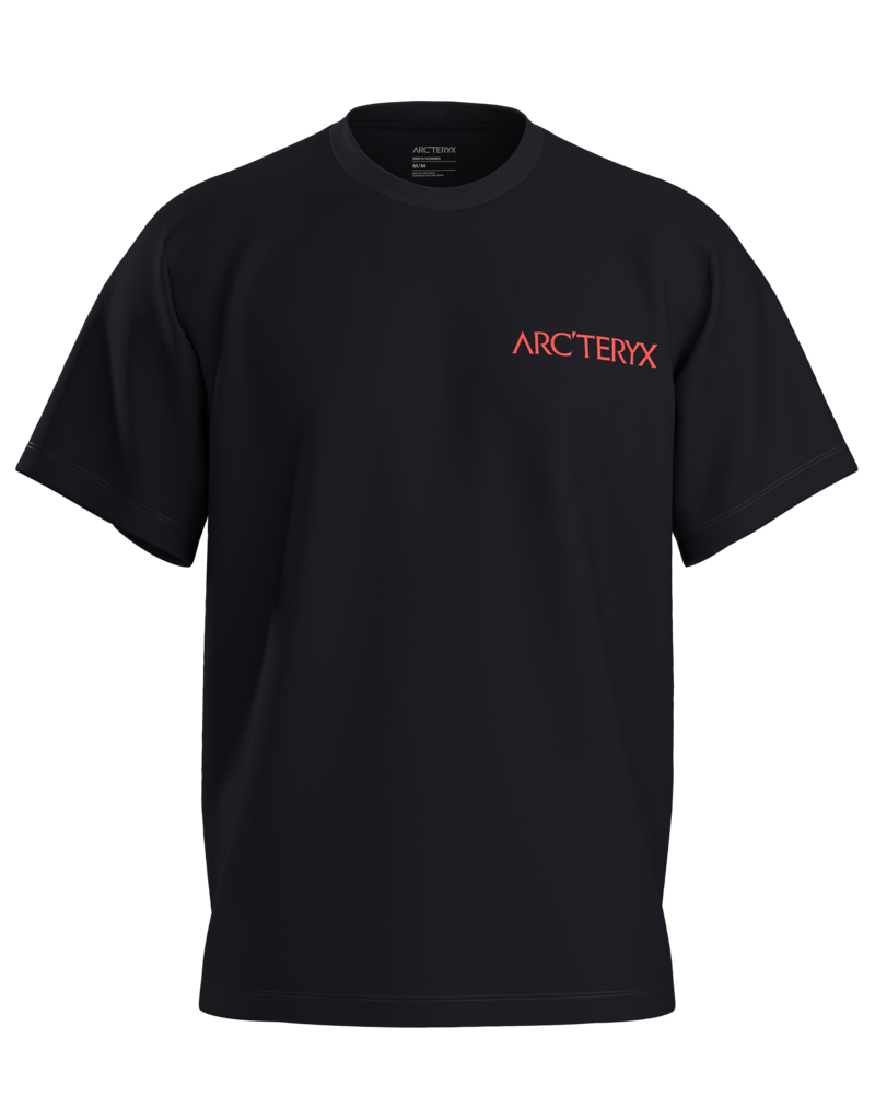 Arc'teryx Kragg SL Cotton Blurred Bird SS M - Black/Dynasty