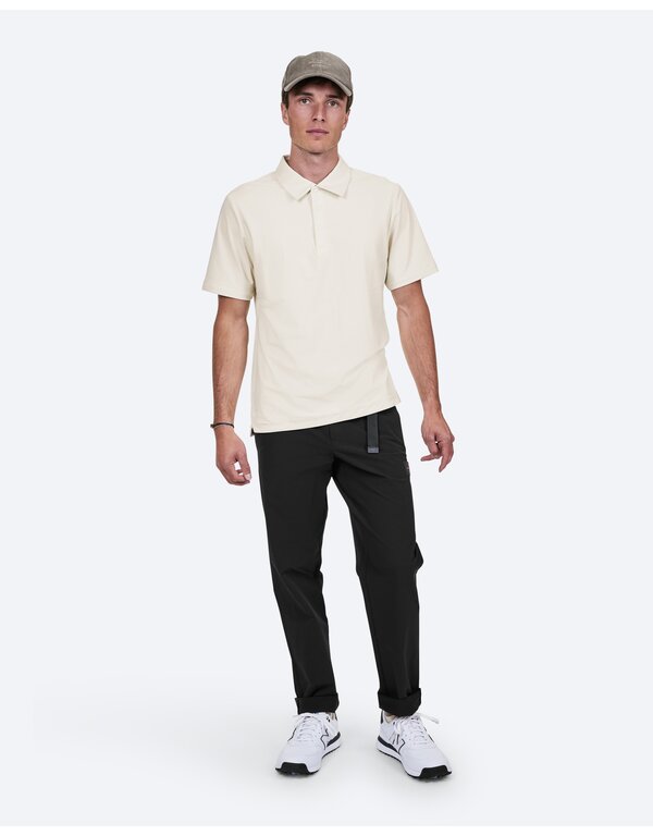 The Mountain Studio Structured Poloshirt - Almond Milk