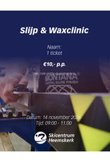 Slijp- & Waxclinic 14 november 2026