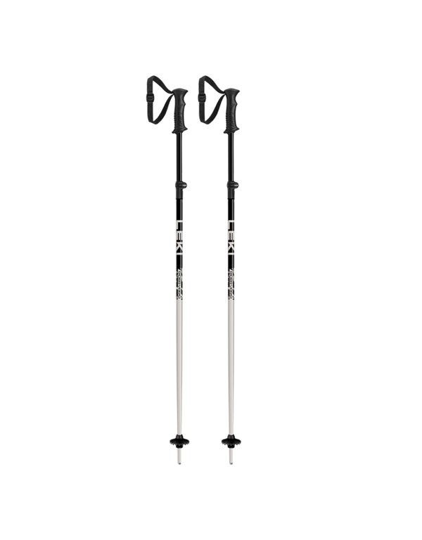 Leki Rider Vario jr - Black/Warmgreylight