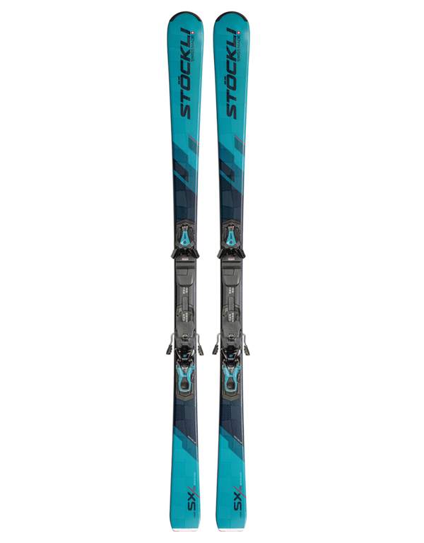 Stöckli Laser SX + D20 + SRT12 Petrol Binding