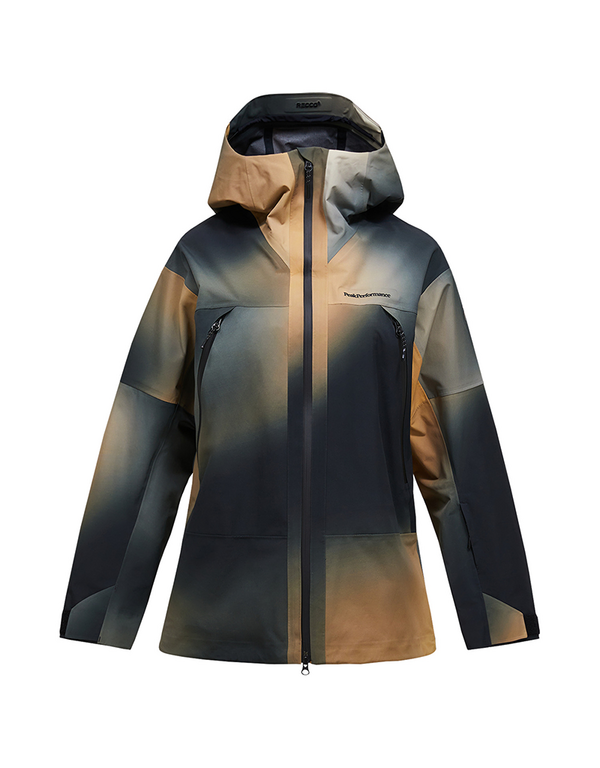 Peak Performance W Edge 3L AOP Jacket - Powder Fade
