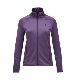 Peak Performance W Rider Essentials Zip Jacket - Montana Grape