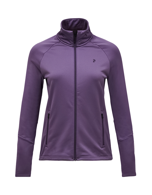 Peak Performance W Rider Essentials Zip Jacket - Montana Grape