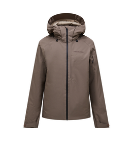 Peak Performance M Maroon Insulated Jacket - Terrain Tan