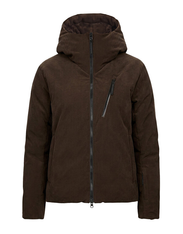 The Mountain Studio W Pertex Reversible Cord Down Jacket - Delicioso Brown