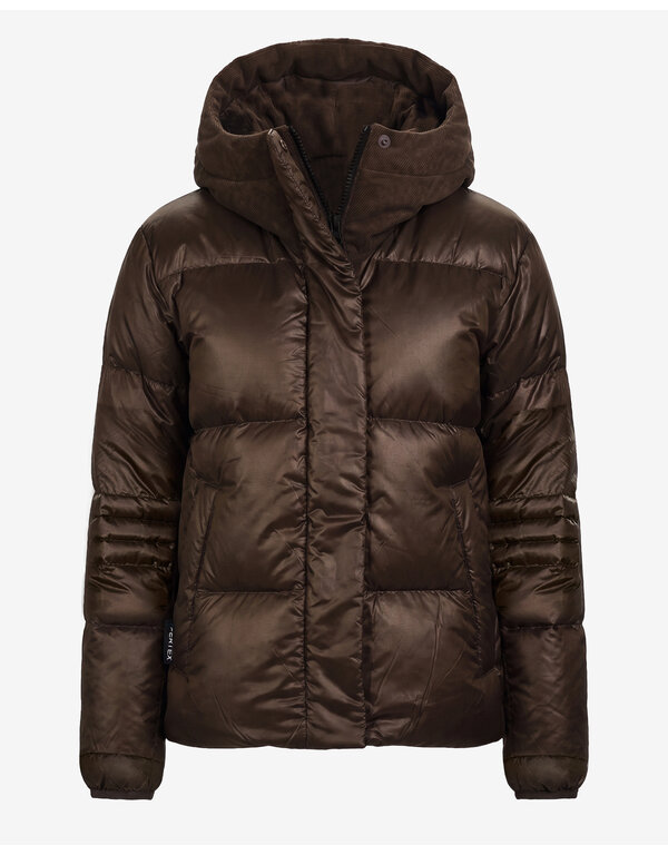 The Mountain Studio W Pertex Reversible Cord Down Jacket - Delicioso Brown