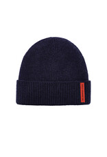 The Mountain Studio Cashmere Mix Rib Beanie - Eclipse