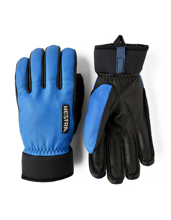Hestra Army Leather Wool Terry 5F - Royal Blue