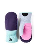 Hestra reMix Hajka Mitt  - Dark Plum/Mint