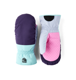 Hestra reMix Hajka Mitt  - Dark Plum/Mint