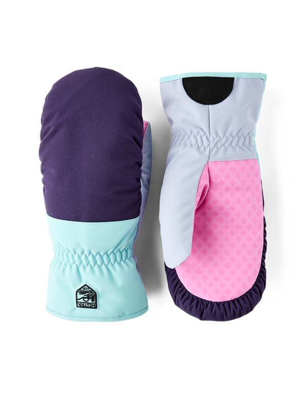 Hestra reMix Hajka Mitt  - Dark Plum/Mint