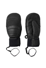 The Mountain Studio TMS & Hestra Leather Mitten - Black Onyx