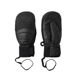 The Mountain Studio TMS & Hestra Leather Mitten - Black Onyx