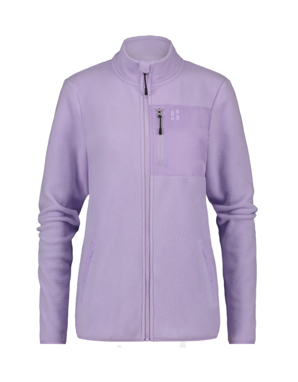 Poederbaas Four Seasons Fleece Jacket Women - Lila