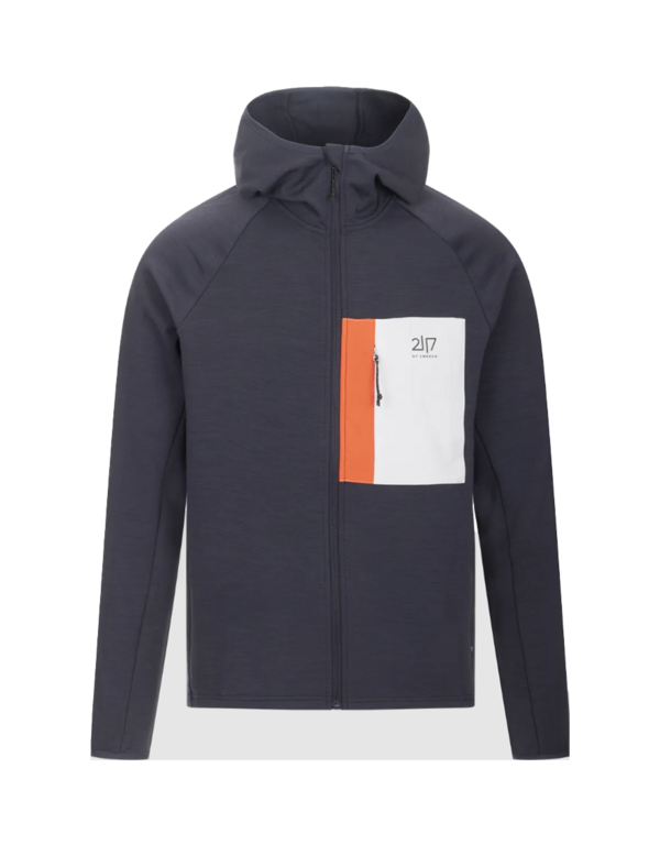2117 of Sweden Kroppa Wool Hoodie Ms - Ink