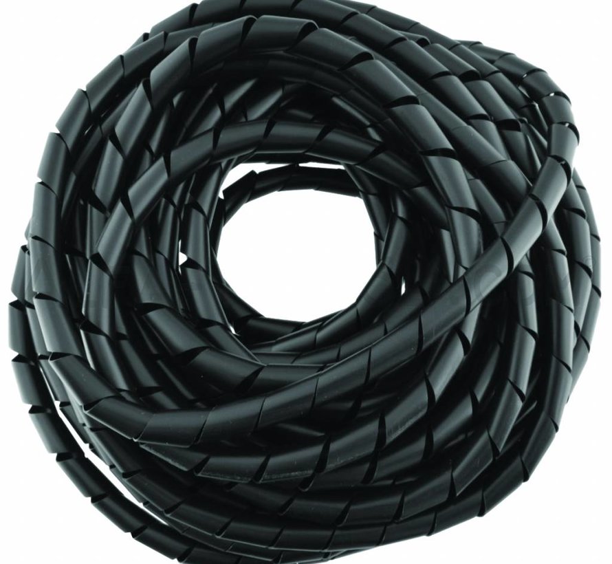 Spiral wrap kabelgeleider zwart