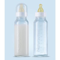 Glass baby bottles 240ml 2pcs