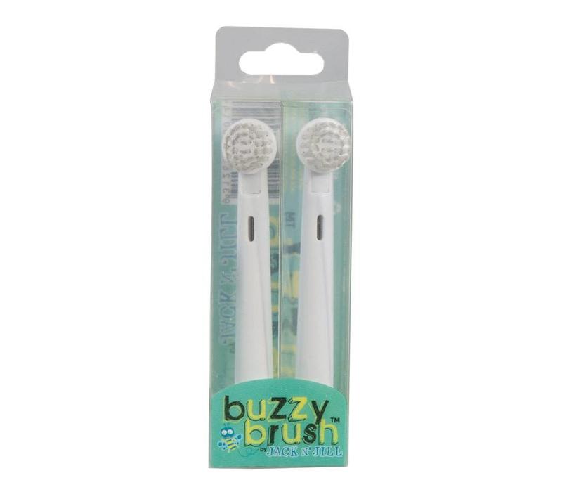 Replacement 2 Pack Brushes Buzzy Brush