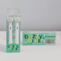 Replacement 2 Pack Brushes Buzzy Brush