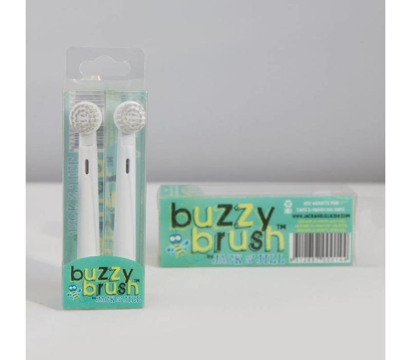 Replacement 2 Pack Brushes Buzzy Brush