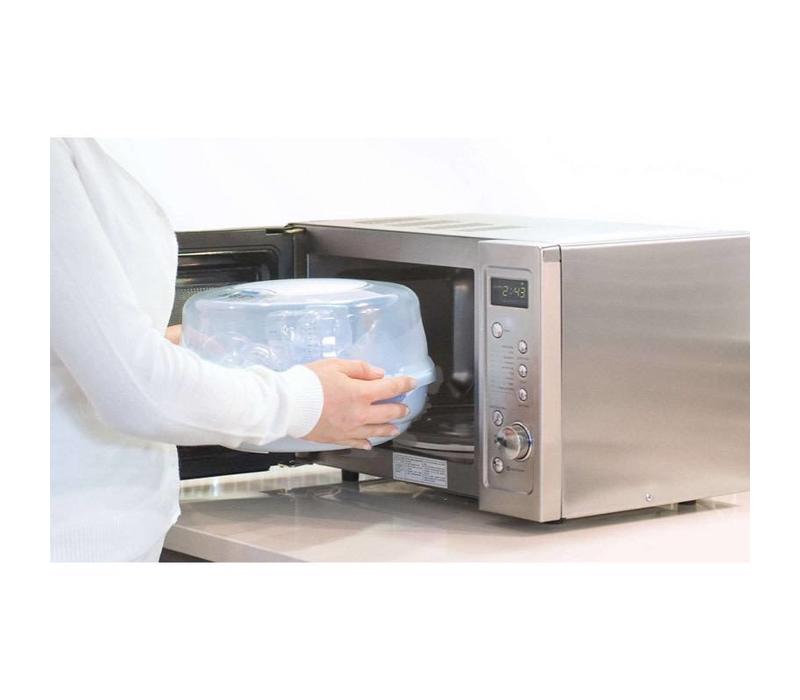 Microwave steam steriliser