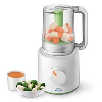 Steamer/blender with food storage cups