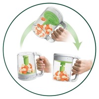 Steamer/blender with food storage cups