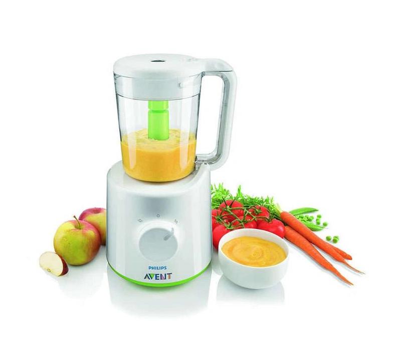 Steamer/blender with food storage cups