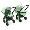 Greentom 2-in-1 Carrycot & Reversible Black/Mint