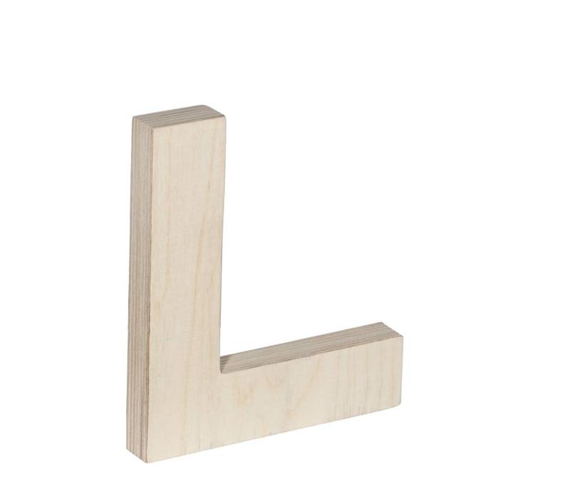 Houten letter