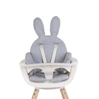 Rabbit stoelkussen jersey grijs