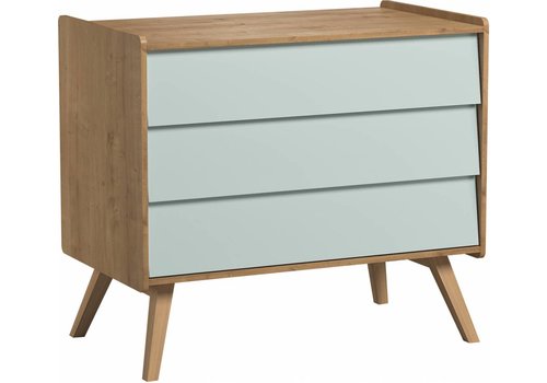 Vox VINTAGE Dresser with 3 Drawers oak/green