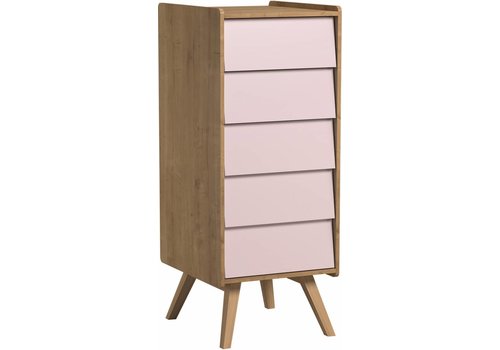 Vox VINTAGE Commode smal oak/pink