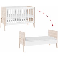 SPOT Cot Bed 140x70 (infant Bed included) white