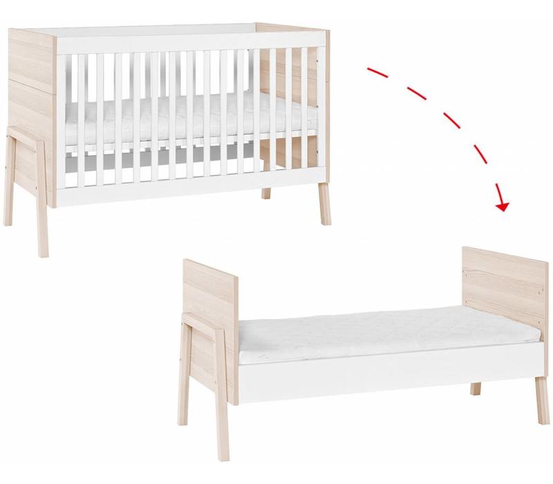 SPOT Cot Bed 140x70 (infant Bed included) white