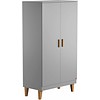 Vox LOUNGE 2-door wardrobe grey